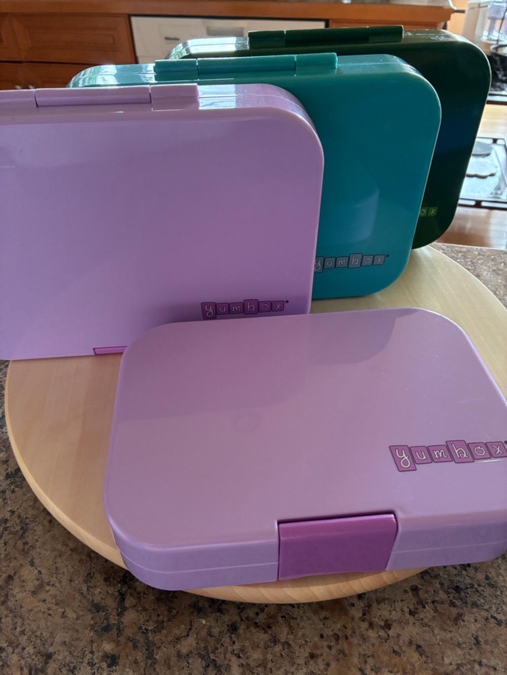 Yumbox Bento Lunch Boxes - Purple, Teal and Green Options